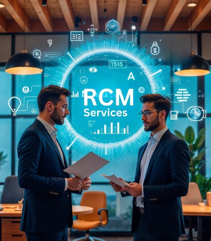 Revenue cycle management services illustration